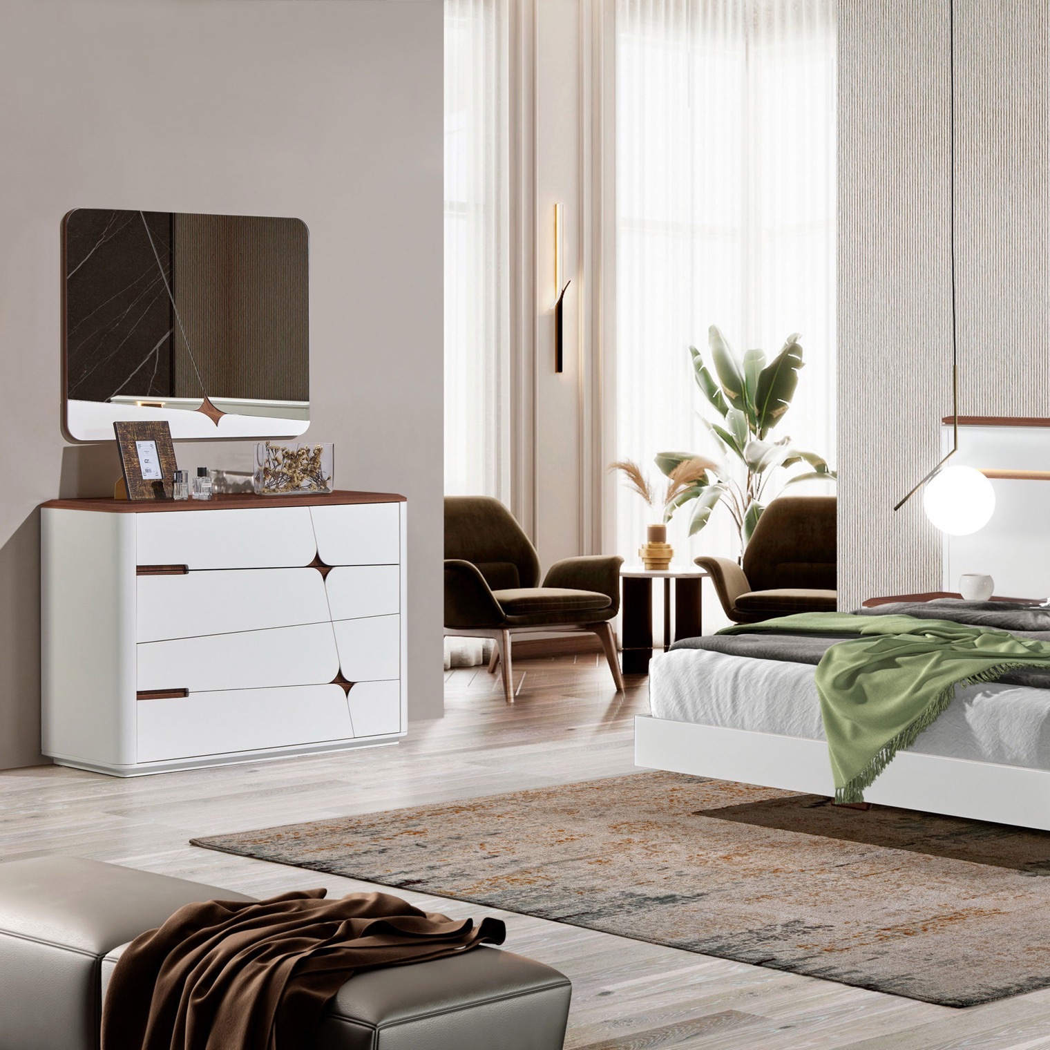 Минималистичный комод Essense со скрытыми дверями