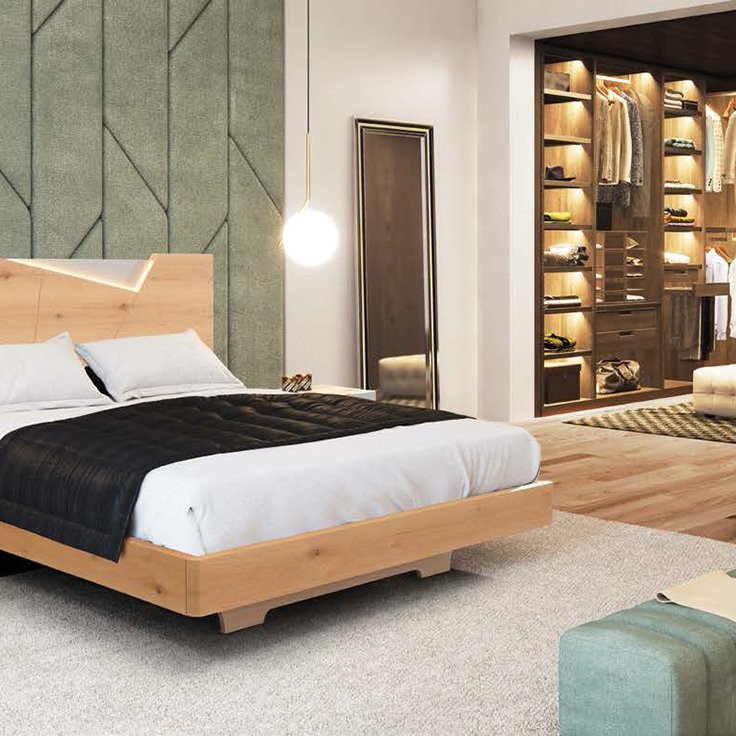 Ванная Noble с подвесной тумбой и зеркалом с подсветкой